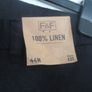 BLACK linen    size 44 waist Image 2