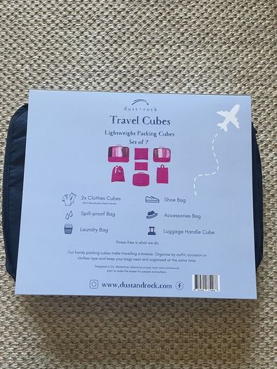 Set of 7 Navy Packing Cubes