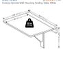 Wall-Mounted Folding Table Image 3