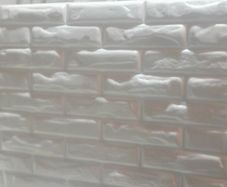 Styrofoam panels BRICK WHITE 100 x 50 cm box 26m2