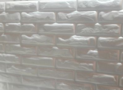 Styrofoam panels BRICK WHITE 100 x 50 cm box 26m2