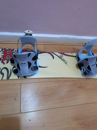 Burton snow board and boots