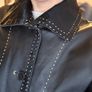 Beautiful Leather Trench Coat Image 2