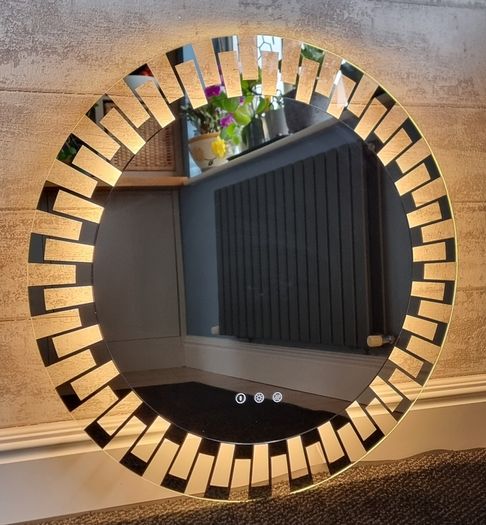 LED Bathroom Mirror 80cm Antifog Demister