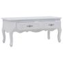Coffee Table 100x50x46 cm White Image 5