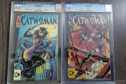 Catwoman Issue 1 and 2 CGC 9.8 Graded Comic Books Batman Balent DC