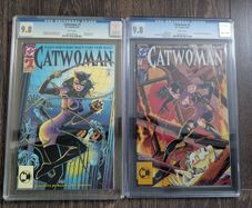 Catwoman Issue 1 and 2 CGC 9.8 Graded Comic Books Batman Balent DC