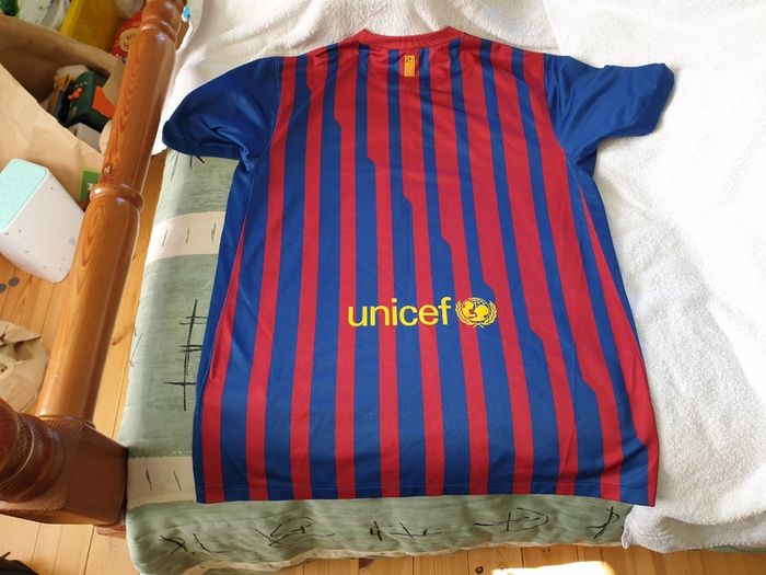 Barcelona Football Club Home Jersey 2011 to 2012 Large Adult Nike