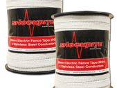 Electric Fence Fencing White Tape 2 x 200m x 20mm (400m)