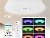 60W LED Full Color Ceiling Light RGB Dimmable Bluetooth Music Speaker APP Remote