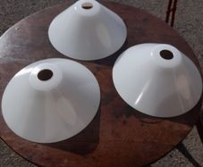 Vintage Opaline Glass Shades