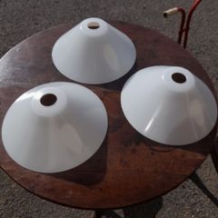 Vintage Opaline Glass Shades