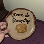 Vintage Earthware Daus De Formatge Cheese Plate Image 5