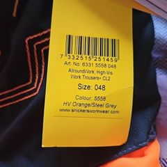 Snickers 6331 AllaroundWork High-Vis Trousers