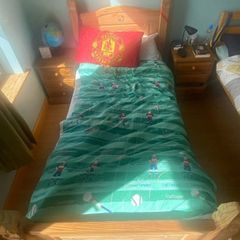 bed mattress and frame