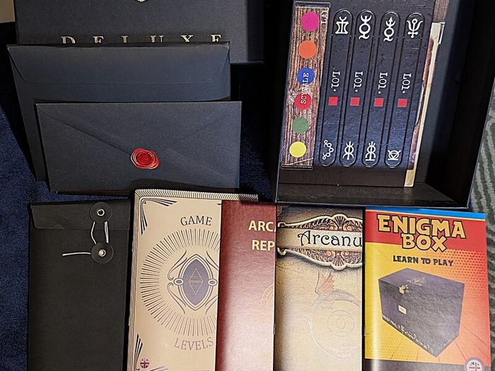The Enigma Box Arcanum Deluxe Kickstarter Edition - Number 442 Of 1033 - Unused Sealed Components