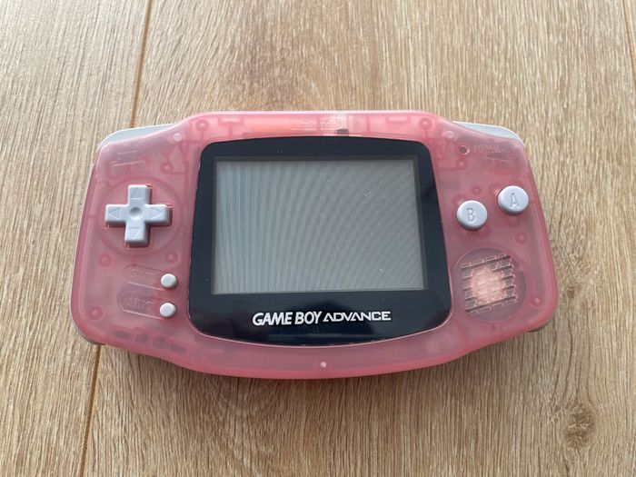 Nintendo Gameboy Advance AGB-001 Milky Pink + Orignal Games