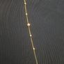 Dainty 18K Solid Gold Ball Bead Bracelet Image 2