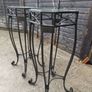 Pair of Wrought Iron Plant Stands Image 2
