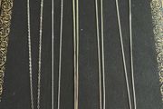 sterling silver necklaces lot