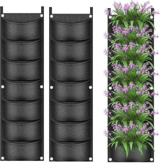 Planter with pockets to hang on the wall or fence NEW