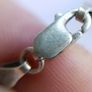 Vintage Sterling Silver 925 Figaro Chain Bracelet Image 7
