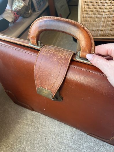 Vintage Leather Briefcase