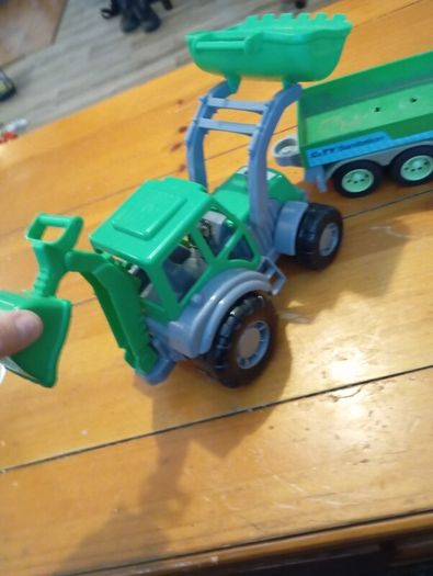 tractor and truck