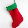 Pre Owned Festive Rudolph Reindeer Plush Christmas Stocking Image 2