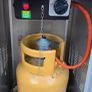 Patio Heater Flame with cover and gas Image 2