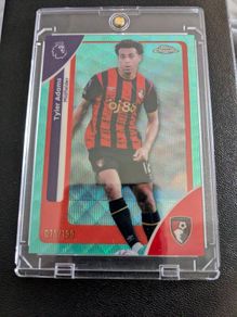 Tyler Adams Topps Chrome aquawave 75/299