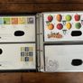 Collection of  87 UK First Day Cover stamps 2003 to 2006 in album Image 4