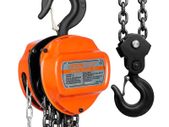 Manual Chain Hoist, 2 Ton 4400 lbs Capacity 10 FT Come Along, G80 Galvanized Carbon Steel with Double-Pawl Brake, Auto Chain Leading