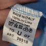 PURO LINO Made in Italy blue drape with lace trim - FreeSize (Fit 10-14UK) Image 7