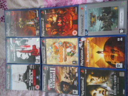 Play station games seven euros each