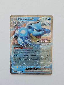 Blastoise ex (Stellar Crown Stamp) 030/142 Pokemon Card