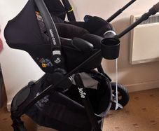 Joie travel system plus car seat and isofix