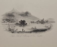 Lower Lake Killarney 1863 Antique Print