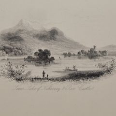 Lower Lake Killarney 1863 Antique Print