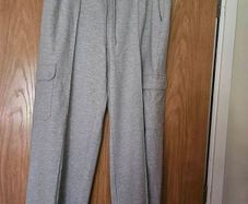 Grey cargo joggers size 18