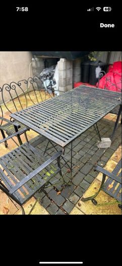 Garden Steel Table & Chairs