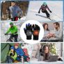 USB Heated Gloves for Men Women - USB Charging Knitted Heating Gloves, Washable Hand Warmers Laptop Mittens, Full Finger Gloves for Winter Gift Image 5