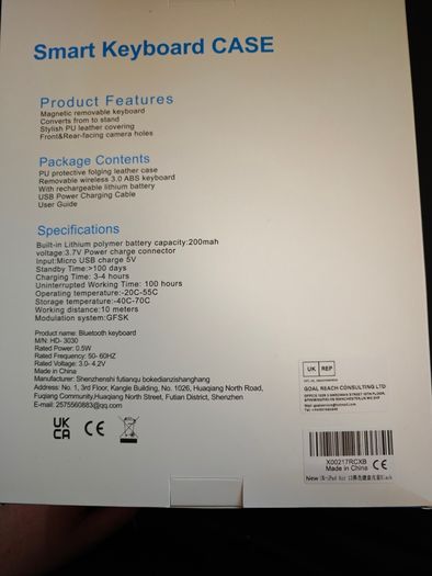 IPAD AIR 13 2024 Smart Keyboard Case - Brand New