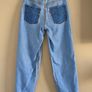 Levis Reversible 2-in-1 Baggy Dads Jeans W29/L30 UK 10 Relaxed Fit Light Blue Wash Utility Baggy Wide Leg Image 3