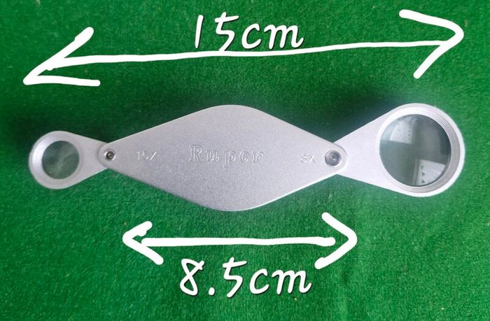 Hilkinson Ruper Dual 8x/15x Folding Magnifier