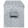 Aluminium Box 110.5x38.5x40 cm Silver Image 2