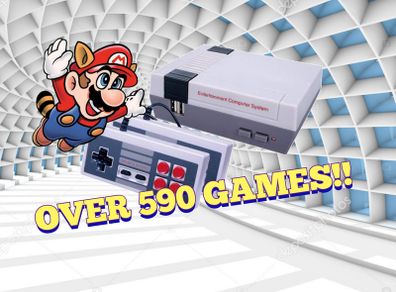 Mini Retro Gaming Console ---Limited Amount Available--- OVER 590 Built-in Games!