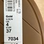 Ladies gold wedge shoes Image 10