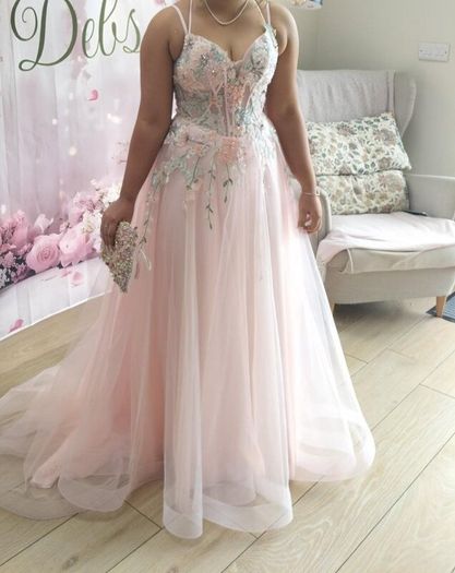 Stunning Light Coral Debs Dress