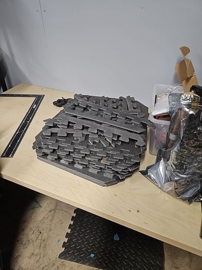 Foam flooring tiles